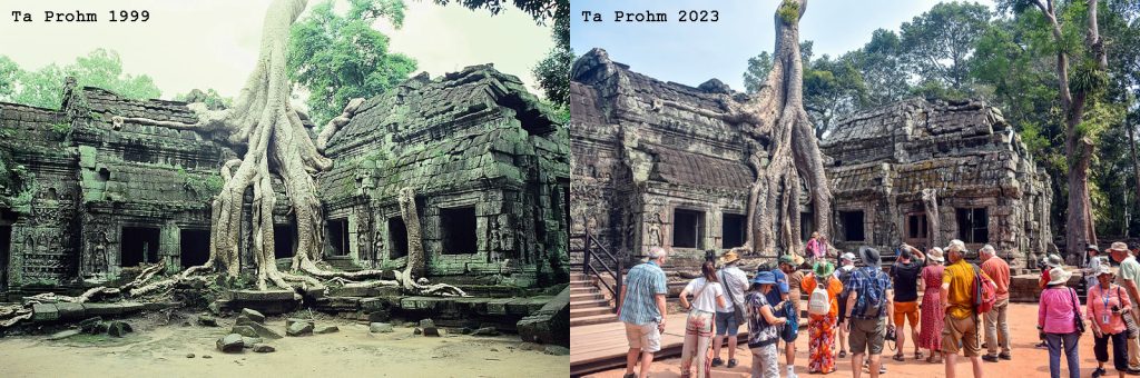Ta Prohm then and now